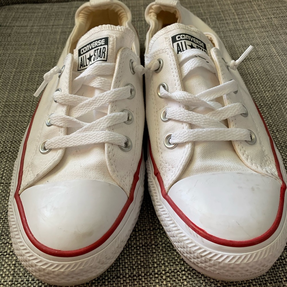 White Converse All Star - Women’s Size 10